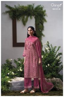 Ganga surveen 5137 wholesaler for varli print dress material at mt market inore